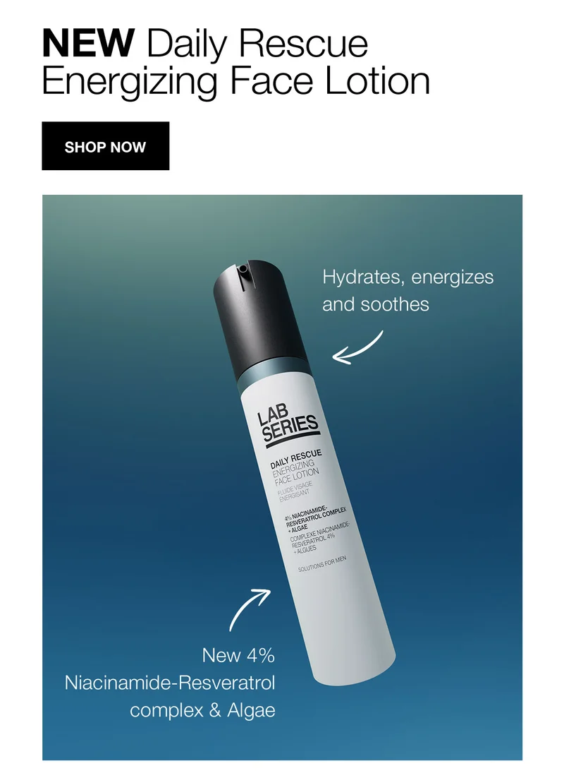 NEW Daily Rescue Energizing Face Lotion | SHOP NOW | Hydrates, engergizes and soothes | New 4% Niacinamide-Resveratrol complex & Algae