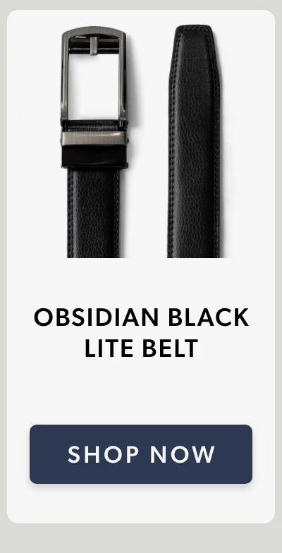 Shop Obsidian Black Lite Belt