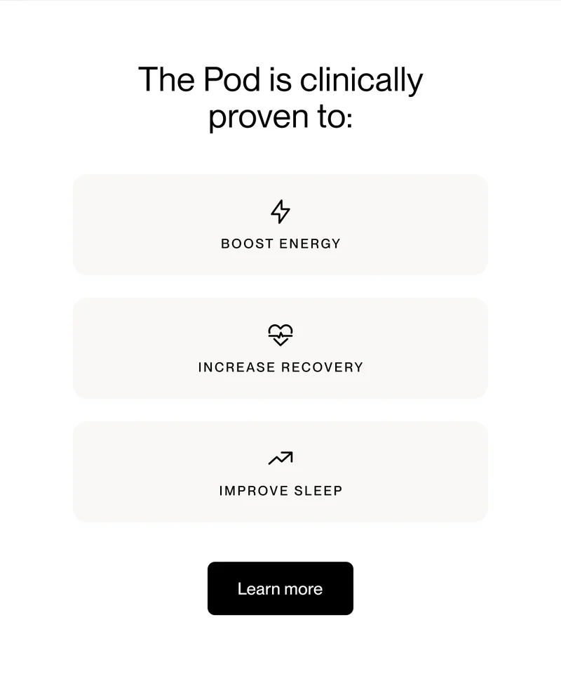 The Pod is clinically proven to:
