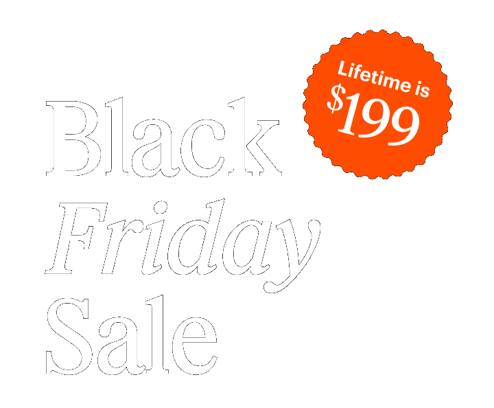 Black Friday Deals: Lifetime is $199