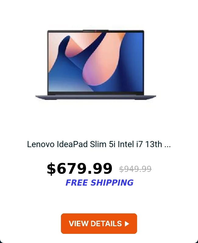 Lenovo IdeaPad Slim 5i Intel i7 13th ...