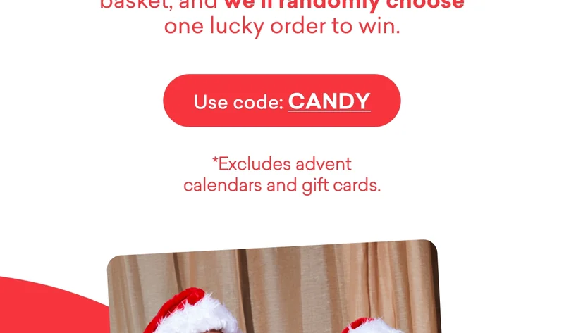 Use code: CANDY