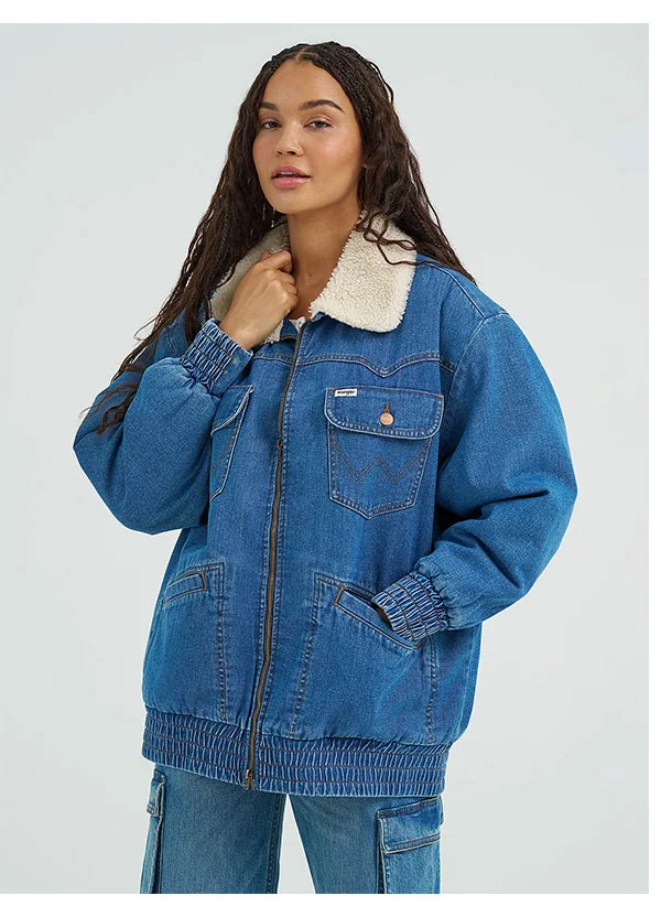 Women's Oversized Bomber Jacket