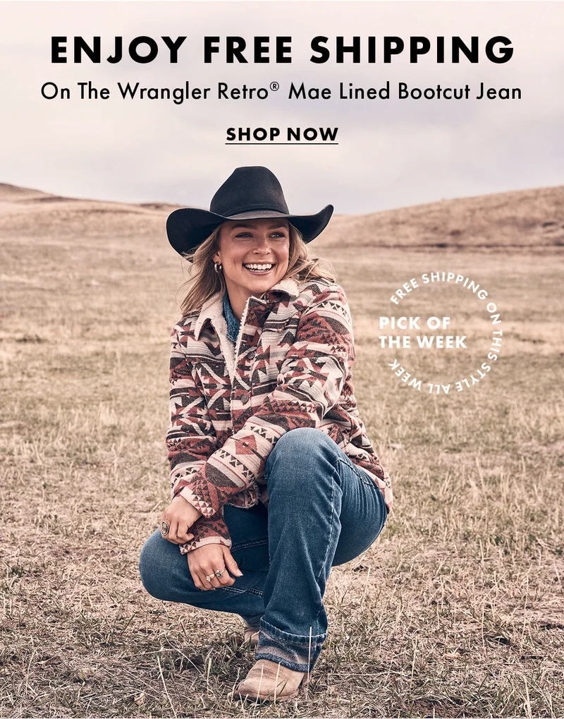 Enjoy free shipping on the wrangler retro mae lined bootcut jean