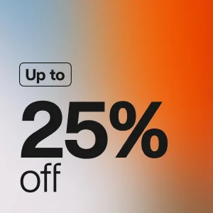 Up to 25% off
