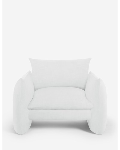 Banks Accent Chair - Mineral Performance Velvet