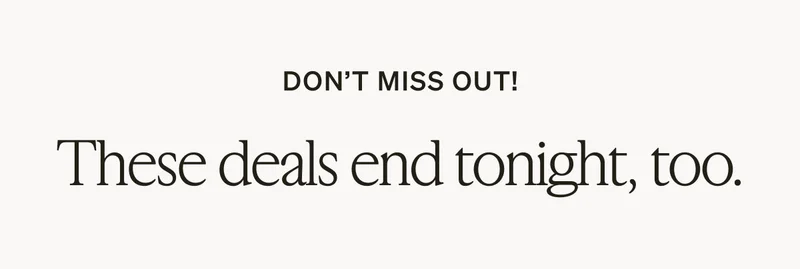 Get major savings on every single thing!