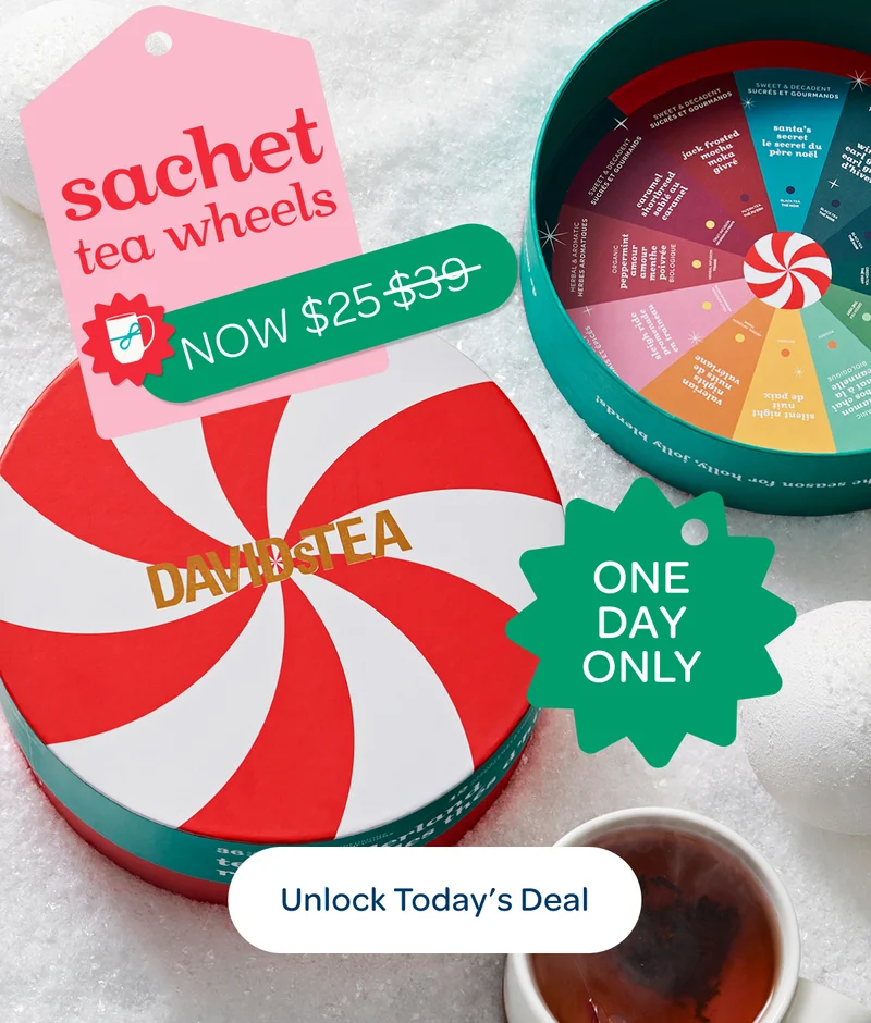 Sachet tea wheels - NOW $25 - One day only - Unlock Today’s Deal