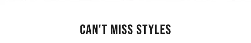 CANT MISS STYLES