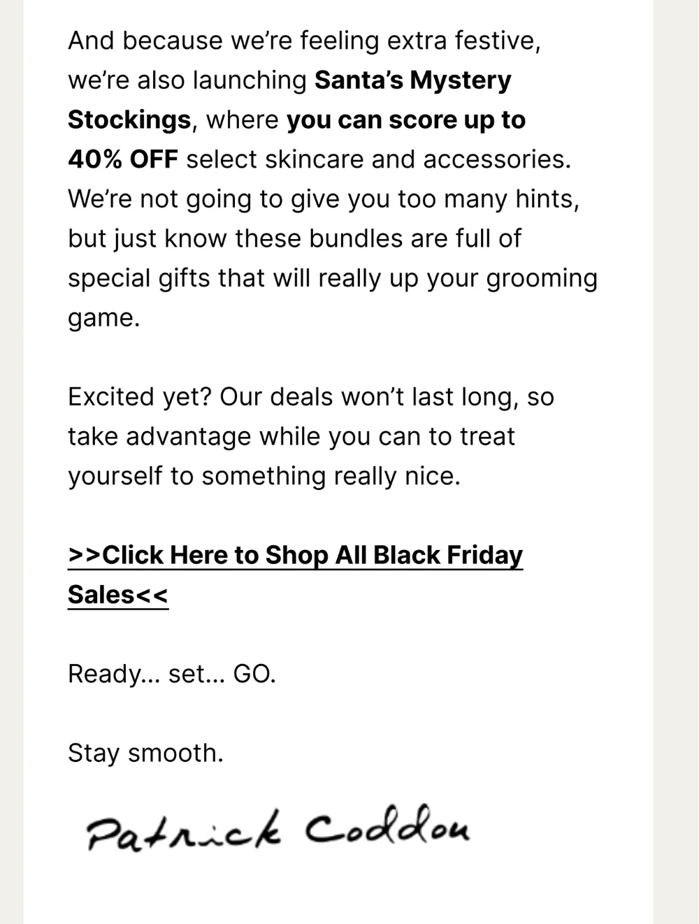 Supply | Click Here to Shop All Black Friday Sale