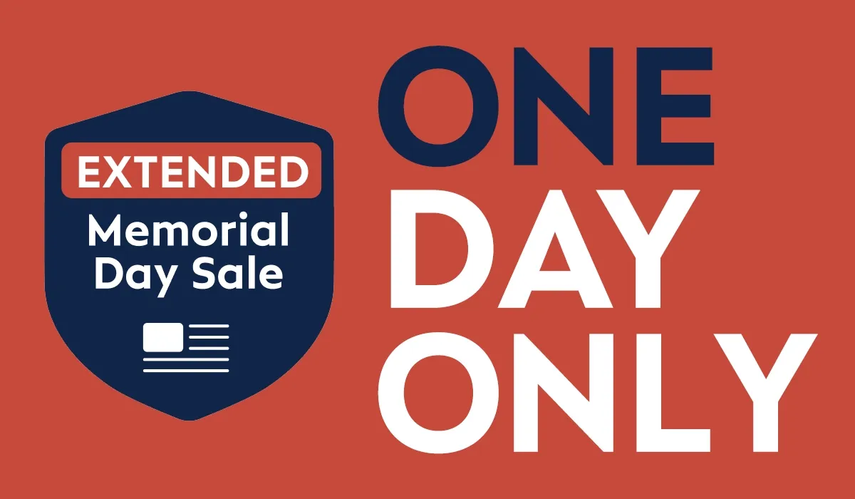 Offer Extended. One Day Only.