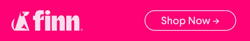Finn logo with Shop Now Button