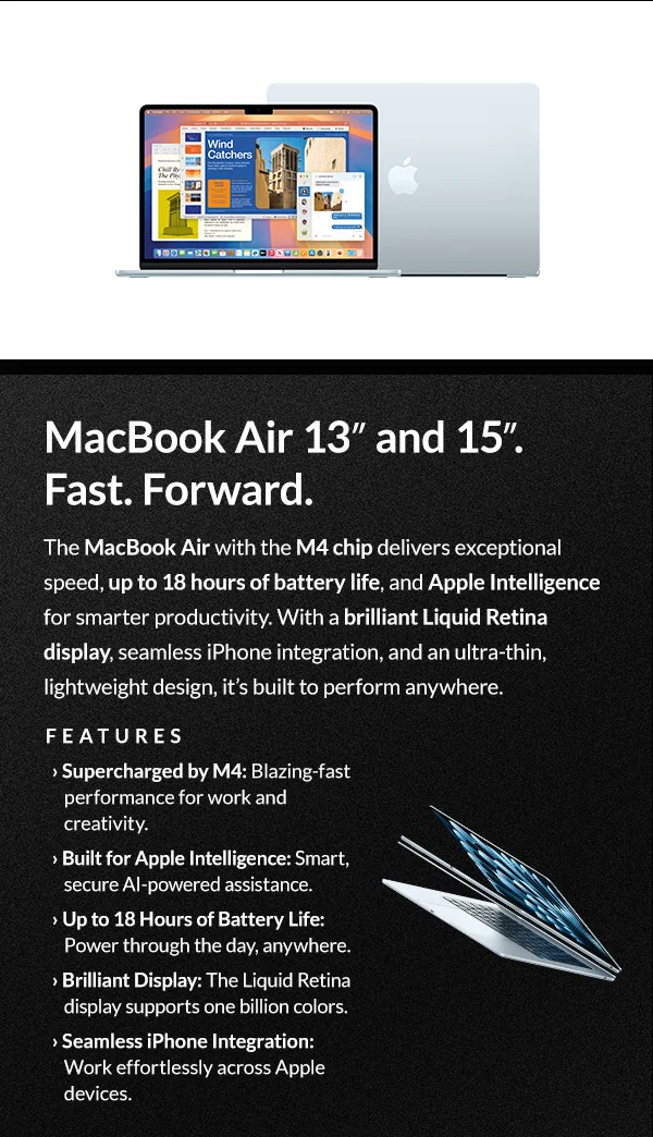 MacBook Air 13″ and 15″. | Fast. Forward.