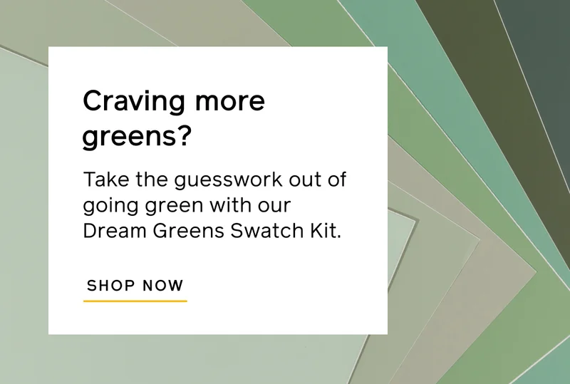 Craving more greens? Take the guesswork out of going green with our Dream Greens Swatch Kit. SHOP NOW