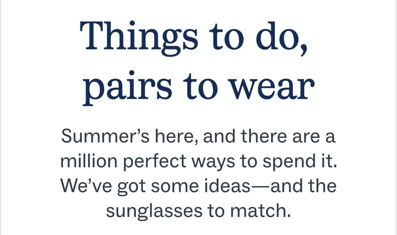 Things to do, pairs to wear Things to do, pairs to wear