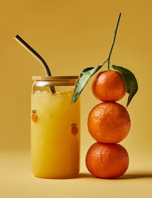 Orange juice tumbler