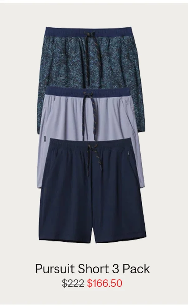 Pursuit Short 3 Pack