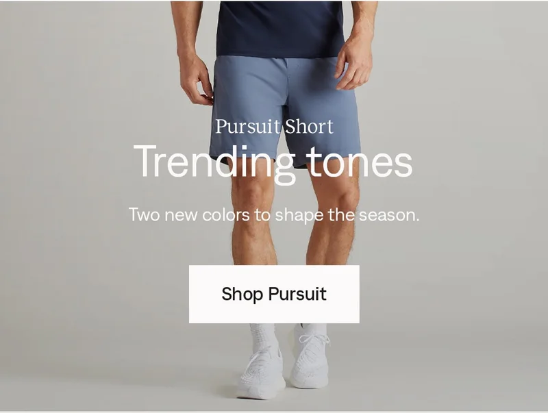 Pursuit Short: Trending tones. Shop now
