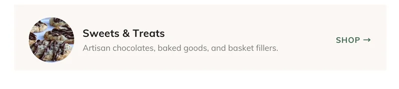 Shop sweets and treats