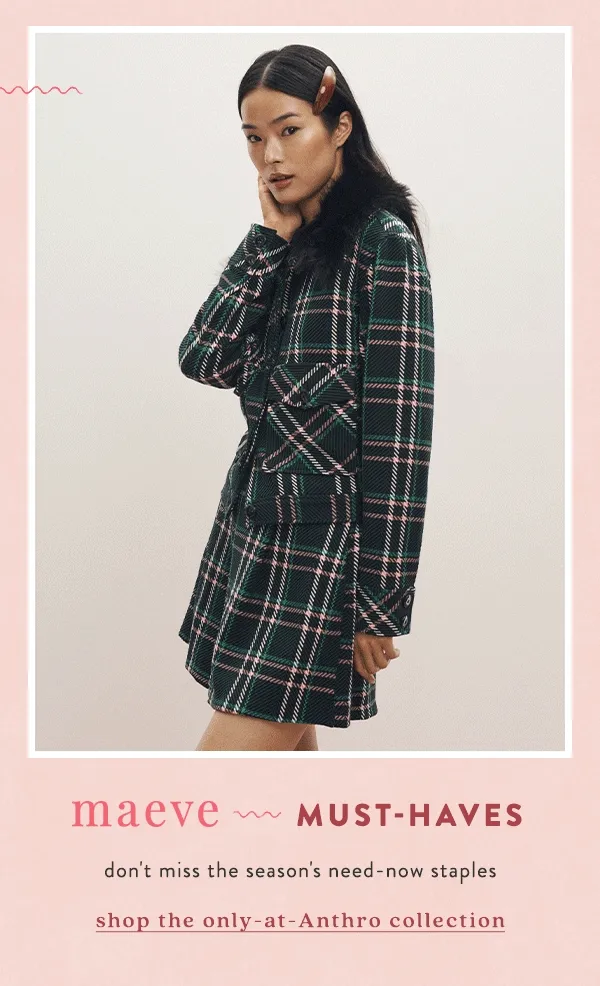 shop the only at Anthro collection