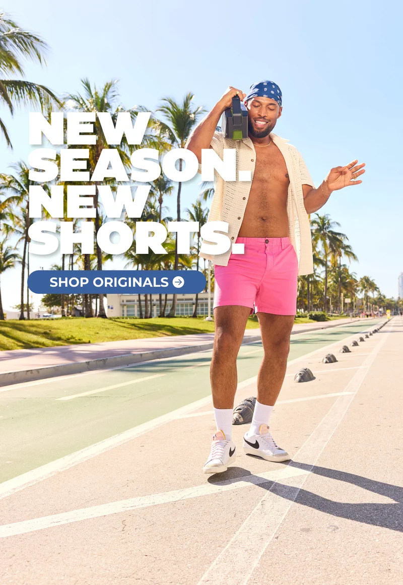 NEW SEASON. NEW SHORTS: Shop Originals