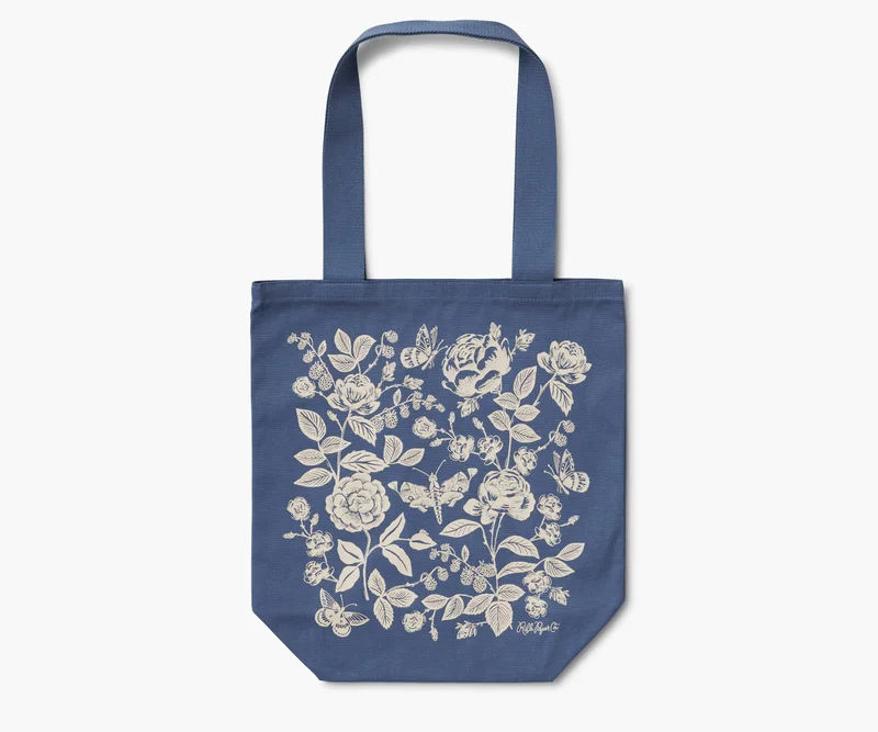 Image of Canvas Tote Bag - English Rose