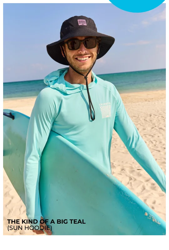 Sun Hoodie: The Kind Of A Big Teal
