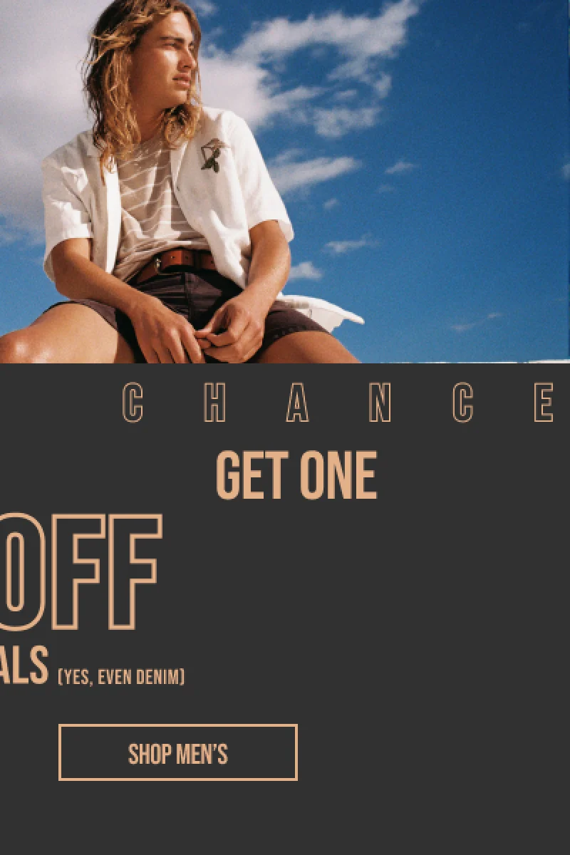 Buy One Get One 50% off Shop Men's