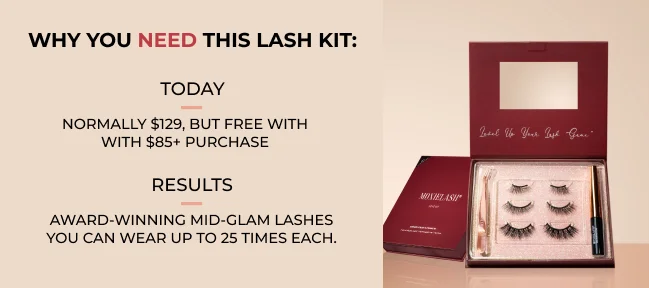 Why you need this Lash Kit: Award-winning lash styles you can wear up to 25 times each!