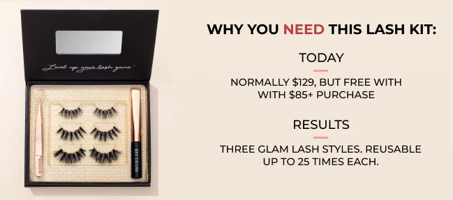 Three Glam Lash Styles - Reusable up to 25x times
