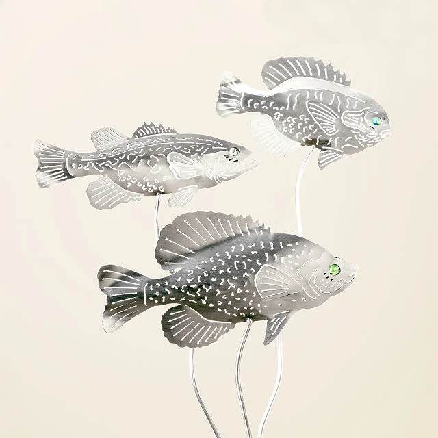 Lake Fish Garden Stake