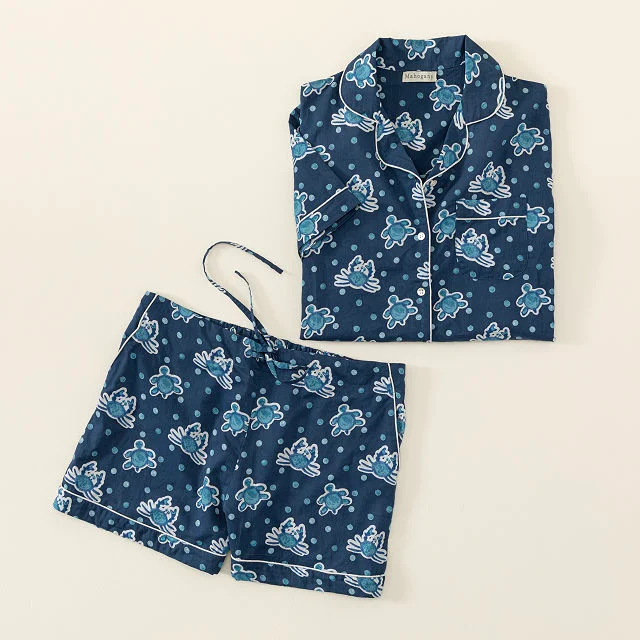 Sea Creatures Pajama Short Set