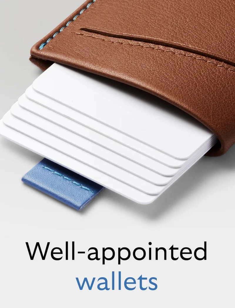 Well-appointed wallets