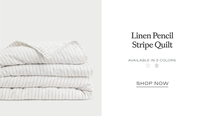 Shop The Linen Pencil Strip Quilt