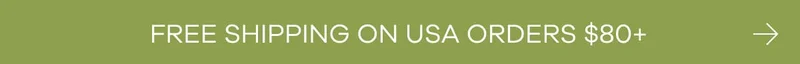 Free shipping on USA orders $80+