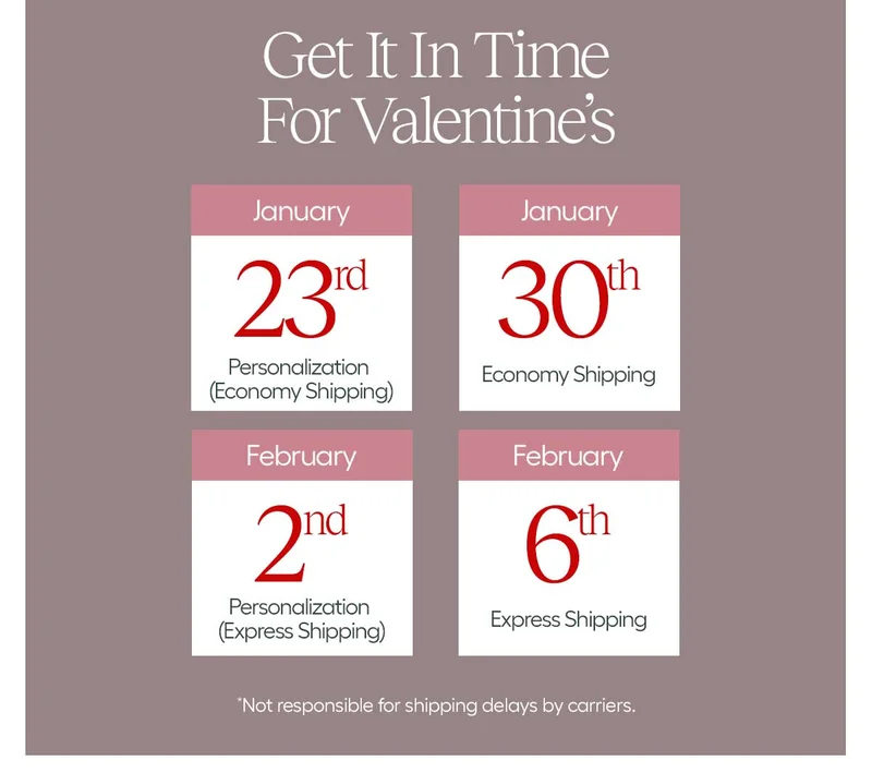 Get It In Time For Valentine's