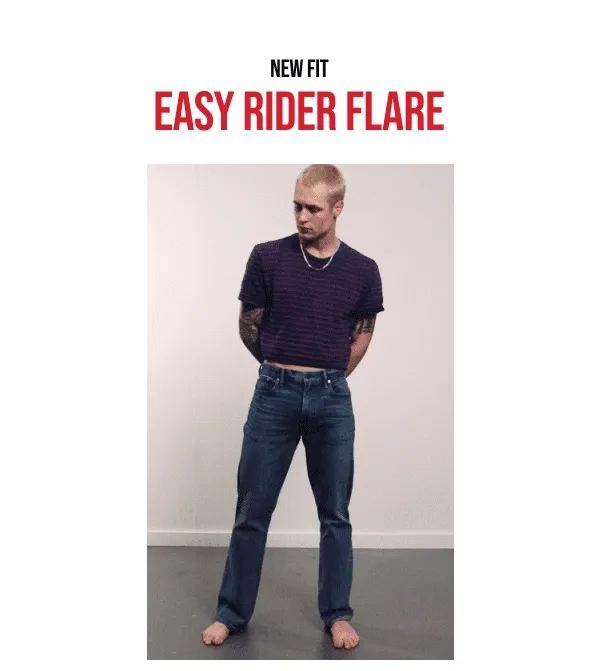 New Fit Easy Rider Flare