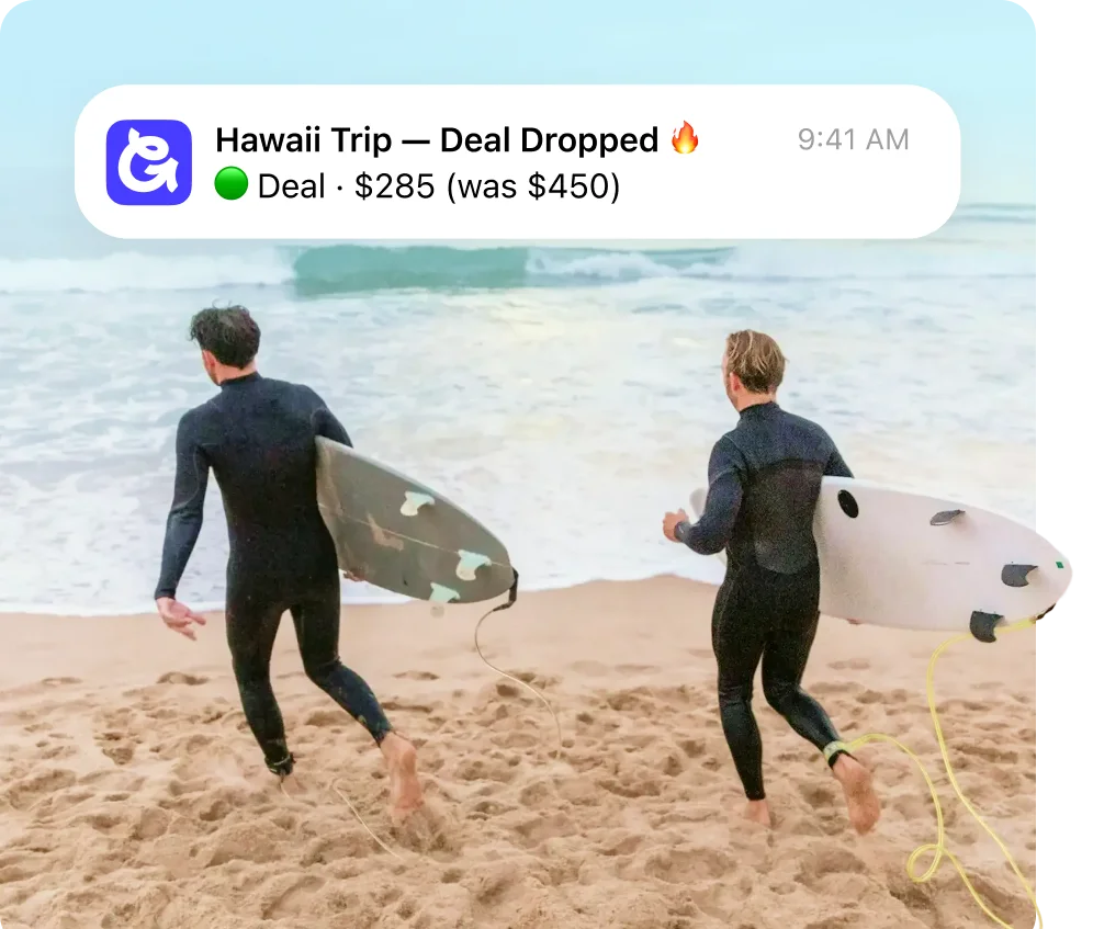 Get Trip alerts Get Trip alerts