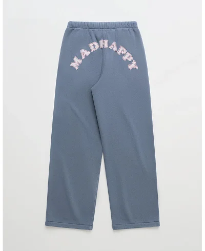 Washed Cooper Applique Straight Sweatpant - Tide