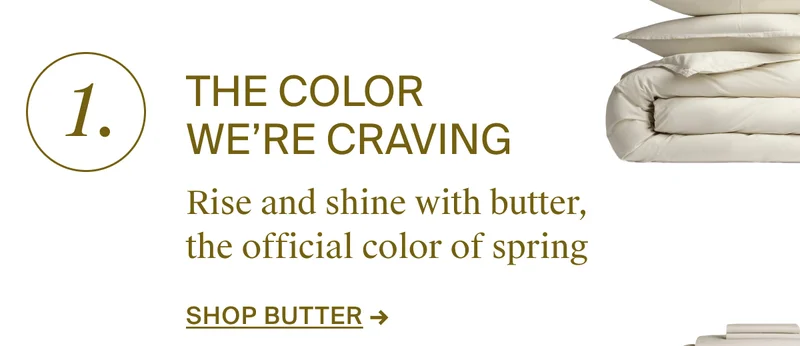 The color we're craving. Shop butter.