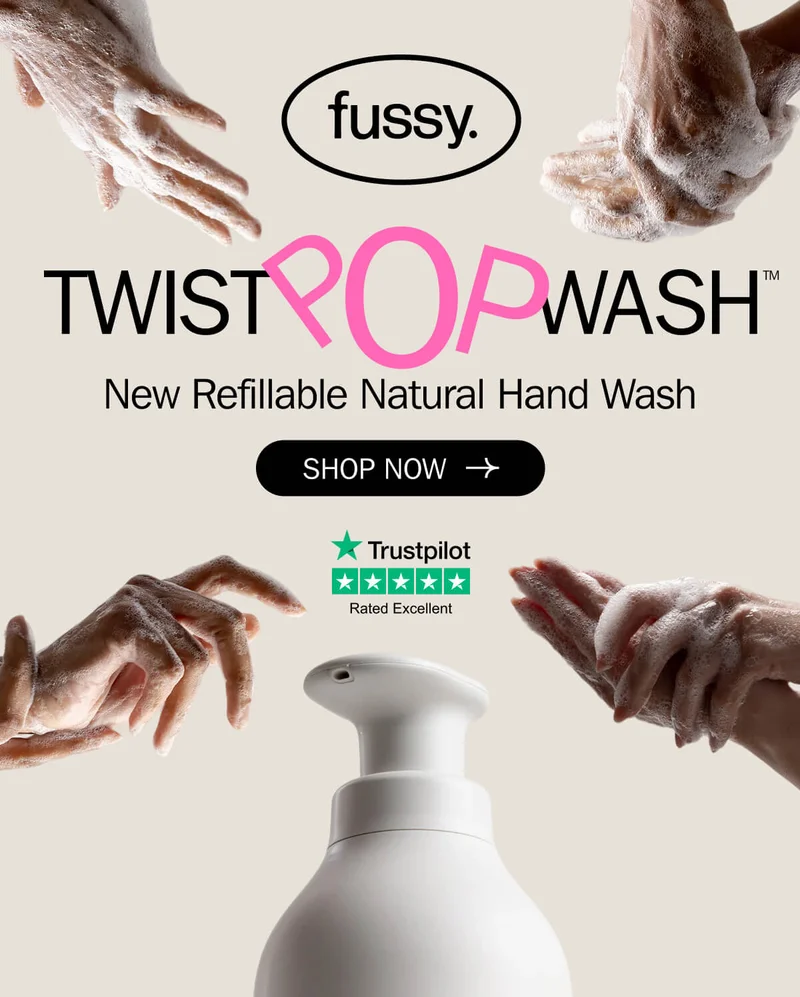 Twist pop wash your hands