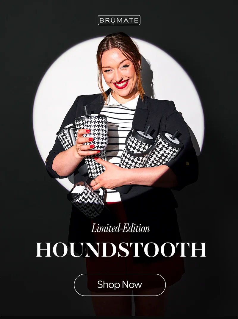 BrüMate, Limited-Edition Houndstooth - Shop Now