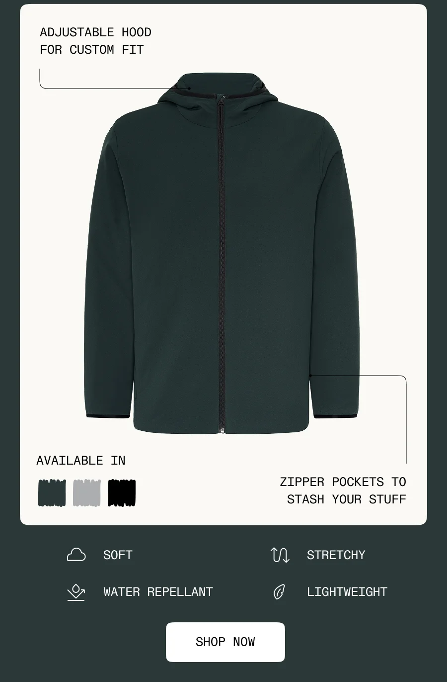 In Flight Insulated Men's Hooded Jacket