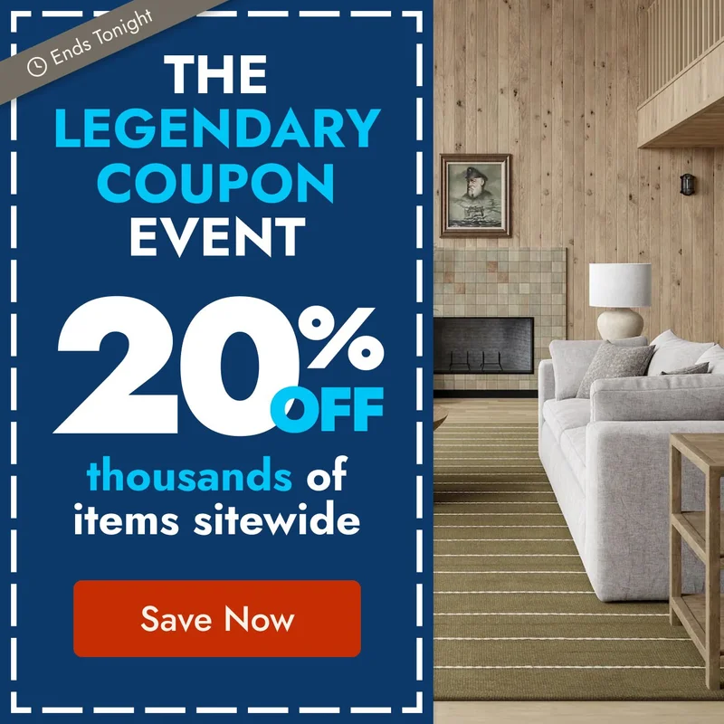The Legendary Coupon Event Ends Tonight