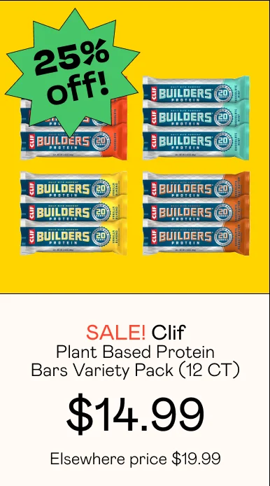 Plant Based Protein Bars Variety Pack (12 CT)