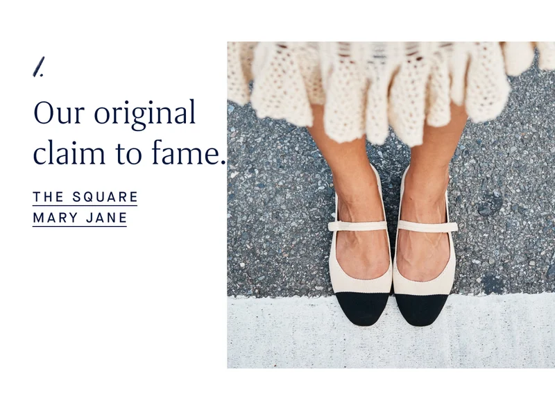 1. Our original claim to fame. THE SQUARE MARY JANE