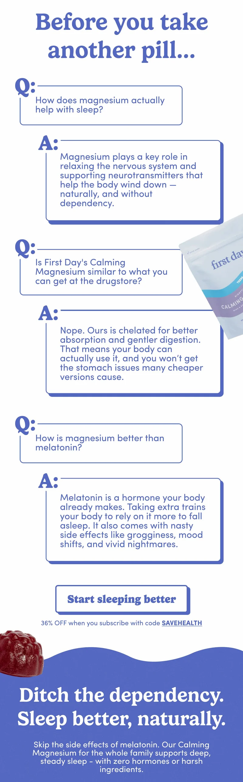 Before you take another pill...