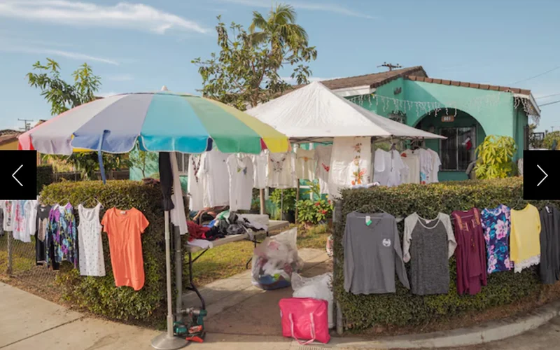 In particularly hot parts of L.A., people have developed DIY solutions for shade