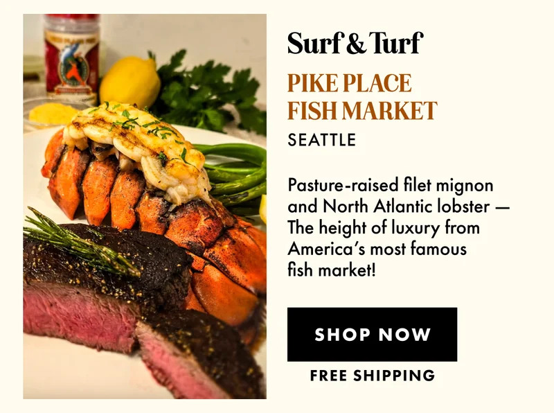 Pike Place Fish Market Surf & Turf Pike Place Fish Market Surf & Turf