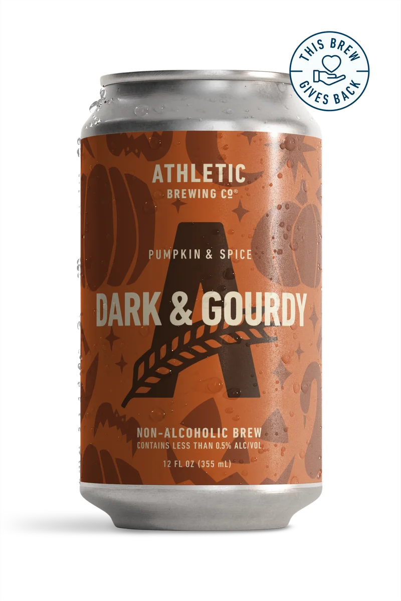 Image of "What a spectacular seasonal brew. Rich, the gourd comes through well, with a hint of fall spice. Wonderful to have a tasty autumn NA beer for those crisp afternoons."